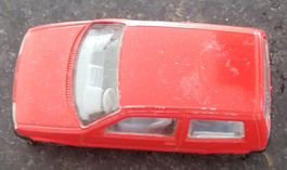 Auto Bburago Fiat Cinquecento rot 1/43