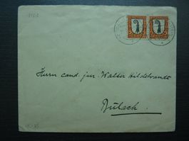 1923 Pro Juventute-Brief,  Fr. 3.-- / SBK 20.--