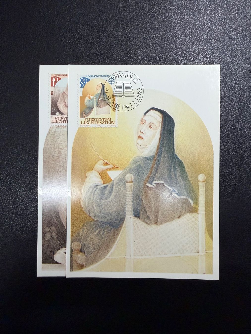 Alle Briefmarken: Liechtenstein Maximumkarten Nr. 37 / 1983 – Gebraucht aus oberrüti von jeanmei
