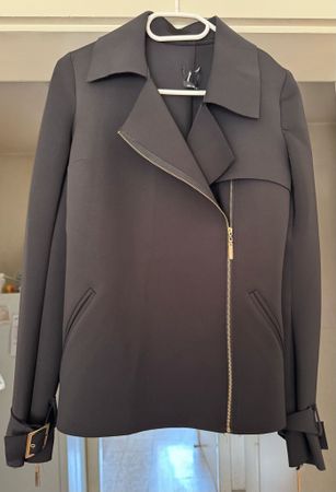 Veste femme noire élégante chic mi-saison taille S neuve