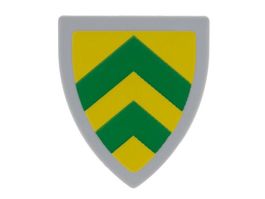 Lego Schild (3846pb059)mit grünen Chevrons