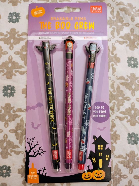 Stylos à Encre Gel Effaçables - Ensemble Halloween Trousse 2