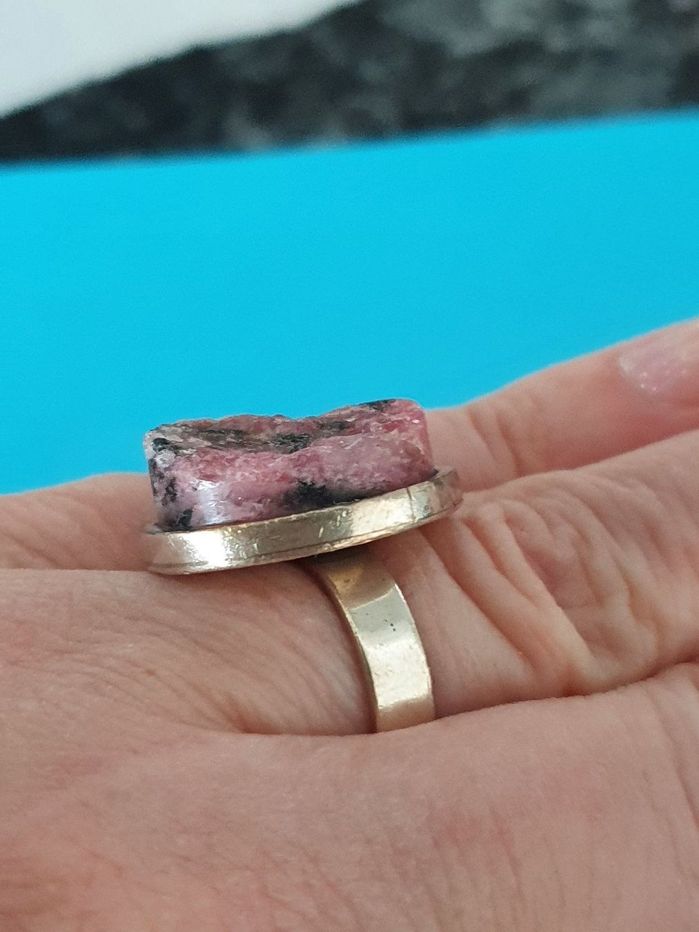 Anelli: Silberring mit Stein – Usato da Riazzino venduto da RagusaM 3