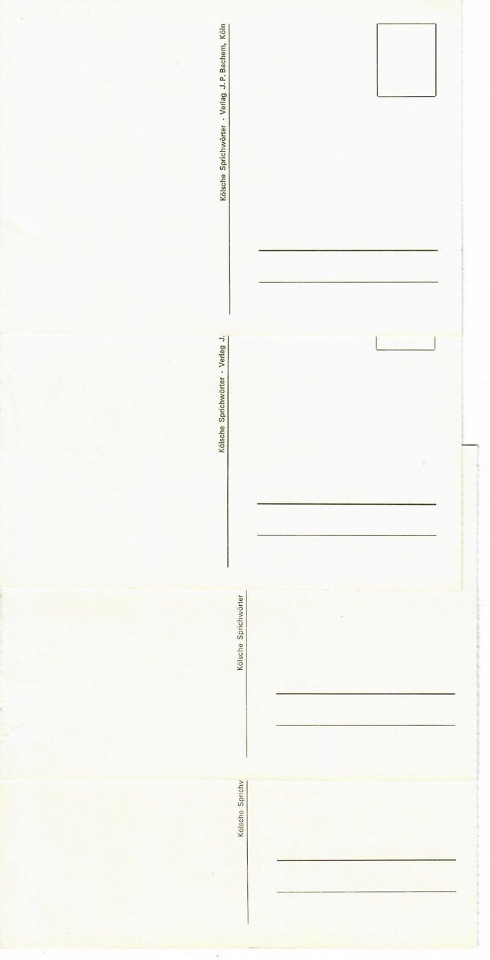 Cartes postales: Kölsche Sprichwörter – D'occasion à Hochdorf par Ziegel-16 1