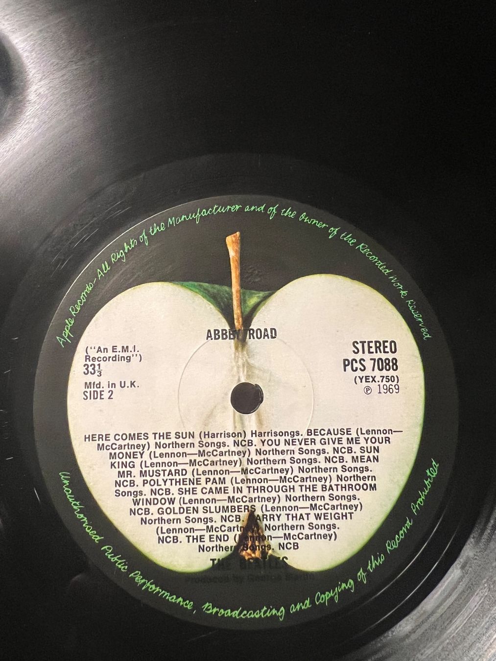 Dischi in vinile: Beatles LP - Abbey Road – Usato da Gutenswil venduto da Hamzian 2