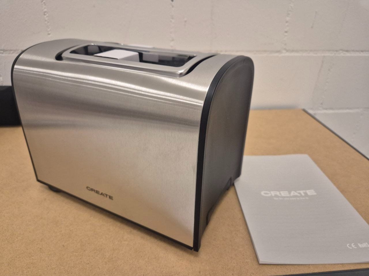 Elettrodomestici da cucina: Neuer Create Design Toaster Edelstahl Retro – Nuovo e nell'imballaggio originale da Volketswil venduto da CinziaVolki 2