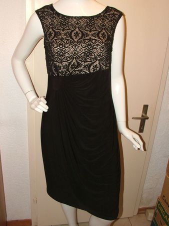Cocktailkleid von Frank Lyman, 40, schwarz, NEU %%