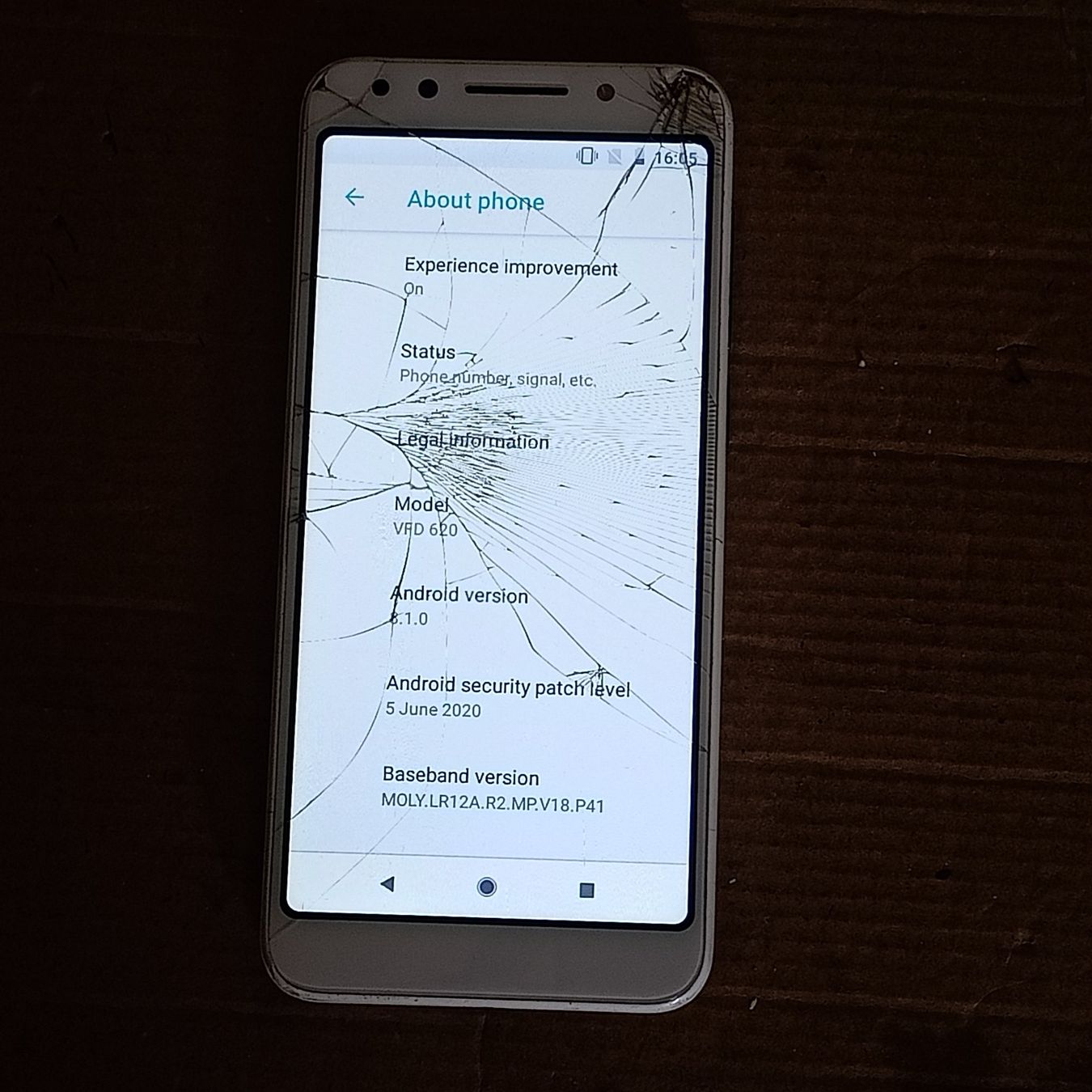 Telefoni cellulari / Smartphones: Android Handy ohne Sperre: Vodafone VFD 620 – Usato da Winterthur venduto da Opusco 1