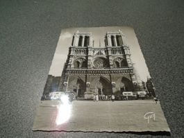 Ansichtskarte Fasade de la Cathédrale Notre-Dame, Paris
