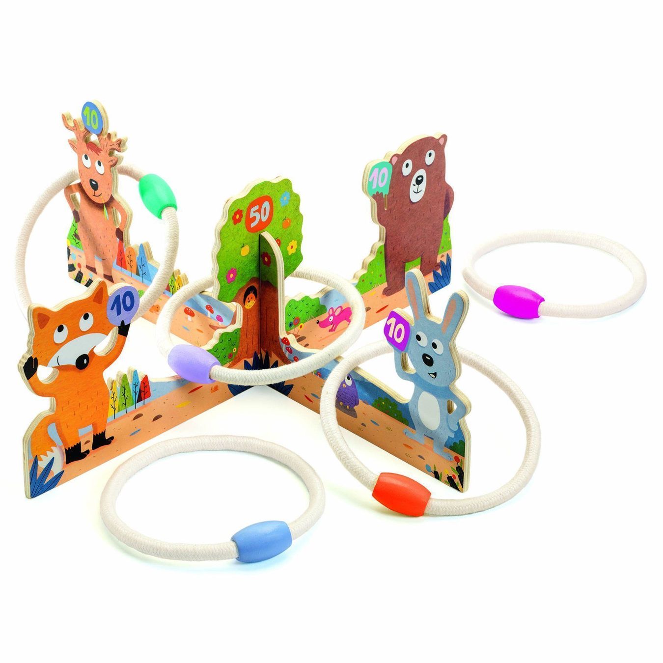 Djeco Spiele: Jeux de lancer d'anneaux Anno – Neu und originalverpackt aus Boudry von step2blind