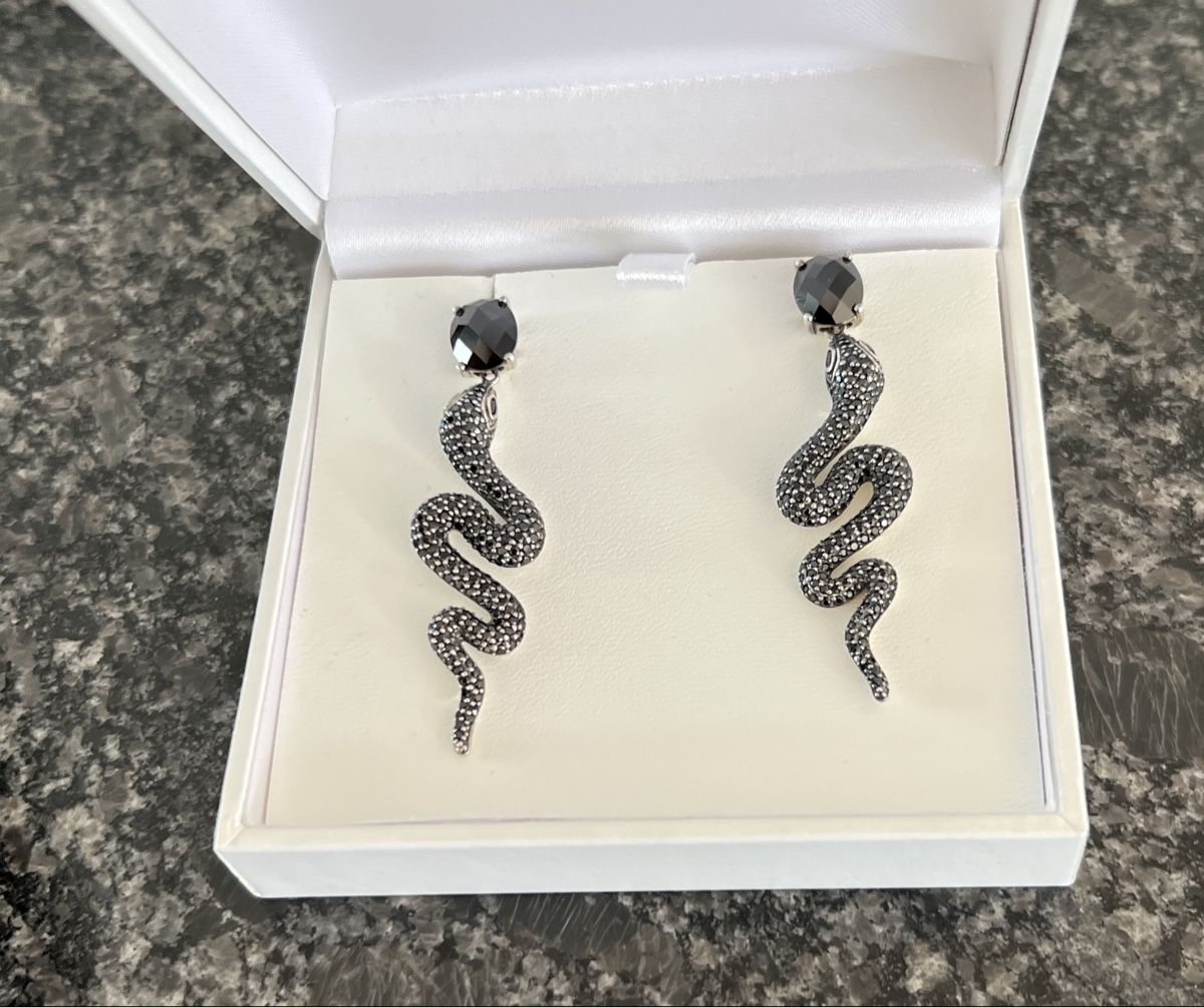 Thomas Sabo Ohrringe & -stecker: NEUE grosse Thomas Sabo Ohrringe Silber und Onyx, NP 798.- – Neu und originalverpackt aus Münsingen von Krone75 2