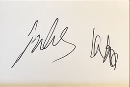 The Ting Tings Popduo Autogramm signiert Karte 10x15cm