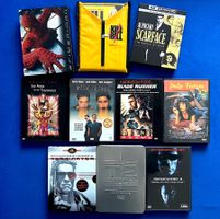 DVD Scarface 4K KILL BILL T1-3 Blade Runner Spiderman EXTRAS