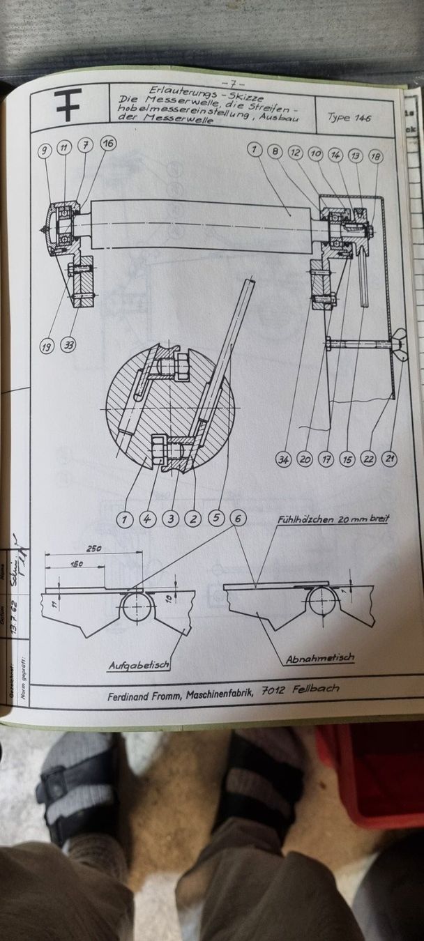 Alle Maschinen: Abrichthobelmaschine Frommia Typ146 – Gebraucht aus Mülligen von  7