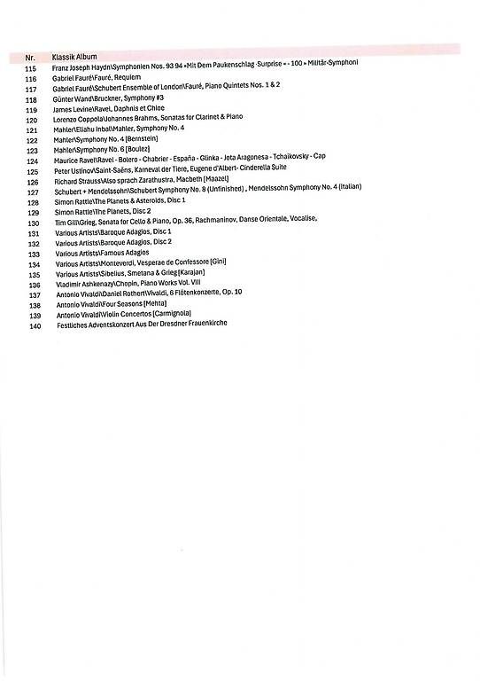 CD: Grosse Sammlung von Klassik CDs (gebraucht) – Usato da Güttingen venduto da uthomas01 2