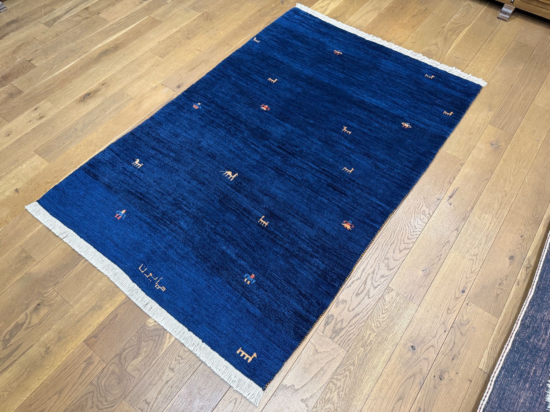 Gabbeh Teppiche: Blauer Kashkuli Gabbeh - Perserteppich – Gebraucht aus Bennau von Mayer_Carpets 7