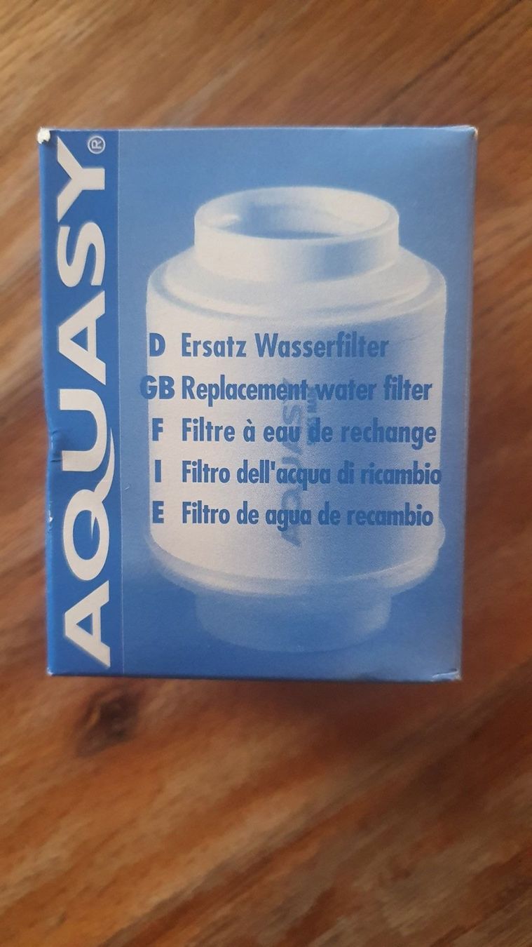 Sanitär: AQUASY-Ersatz-Wasserfilter, klein, gut! – Neu und originalverpackt aus Fidaz von Montifino