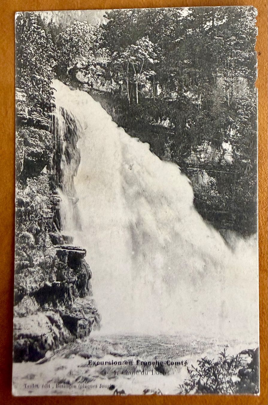 Cartoline postali: Chutes du Doubs en Franche - Comté 1905 – Usato da Lutry venduto da Ediego