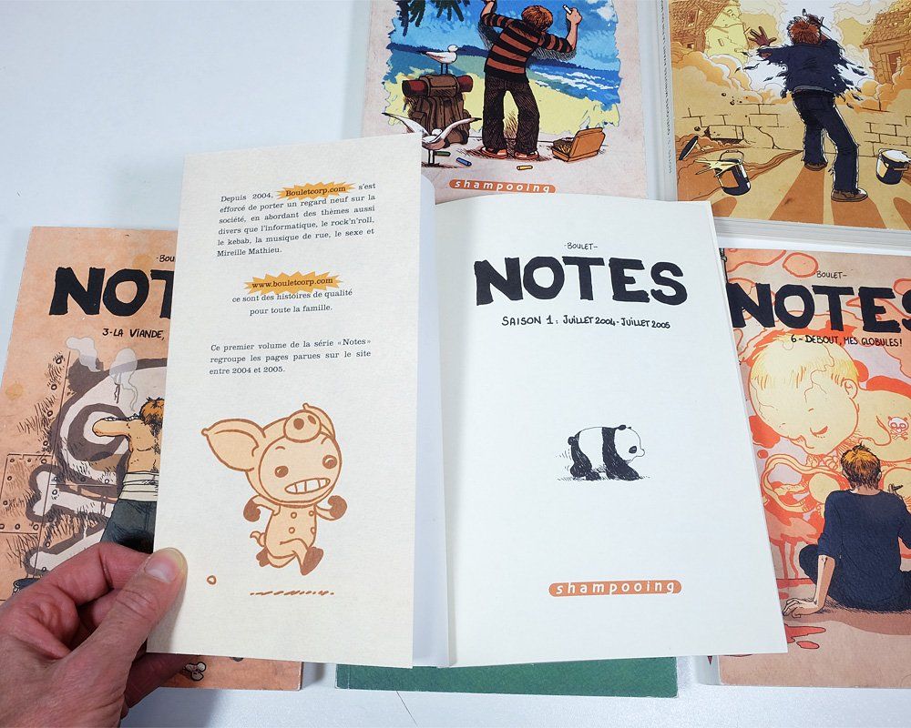 Fumetti: BD - Boulet : Notes - 6 livres – Usato da Morgins venduto da Laurentcorinne 4
