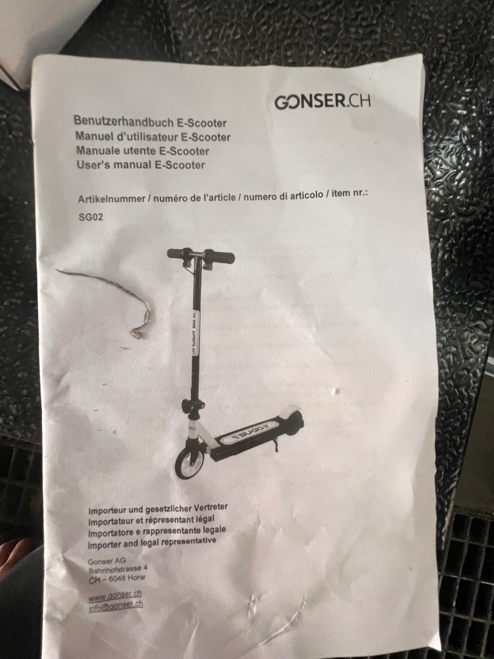 Scooter: Verkaufe einen E-Scooter FLOW (E-FLOW) von Gonser. – Usato da Mellingen venduto da dmi_nps2 3