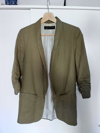 Giacca Zara verde oliva, taglia S