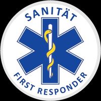 Stoffaufnäher (Patch/Badge): SANITÄT / First Responder