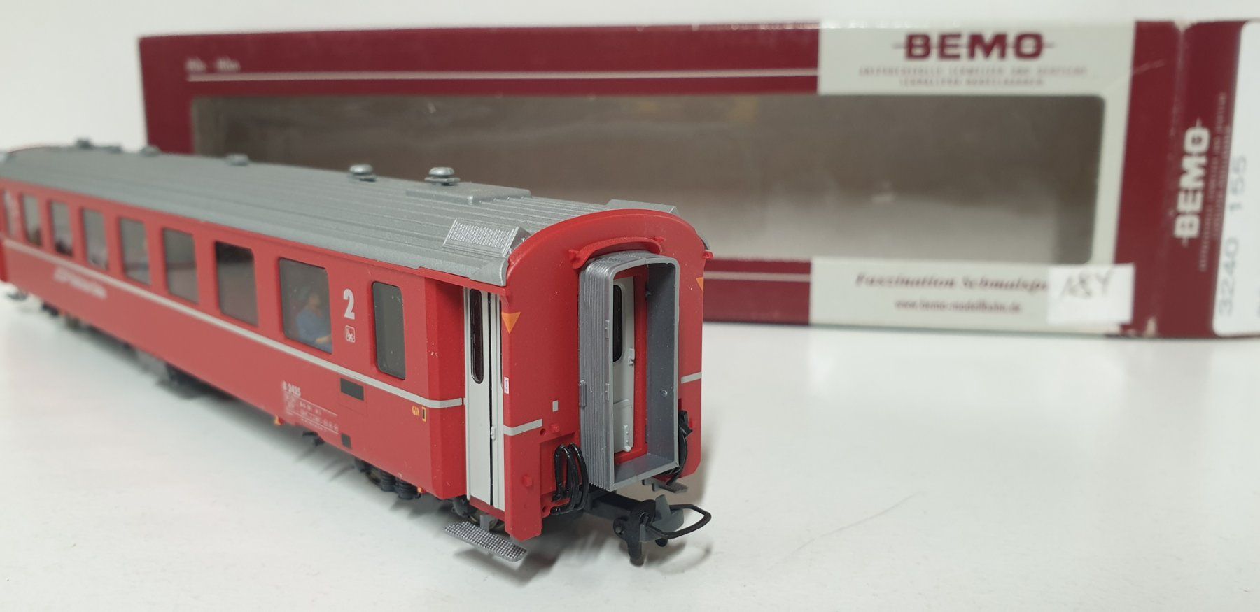 Bemo Modellini di ferrovie: Bemo RhB Einhetswagen EW II  3240 155 – Nuovo (secondo la descrizione) da Geroldswil venduto da TopTrain54 4