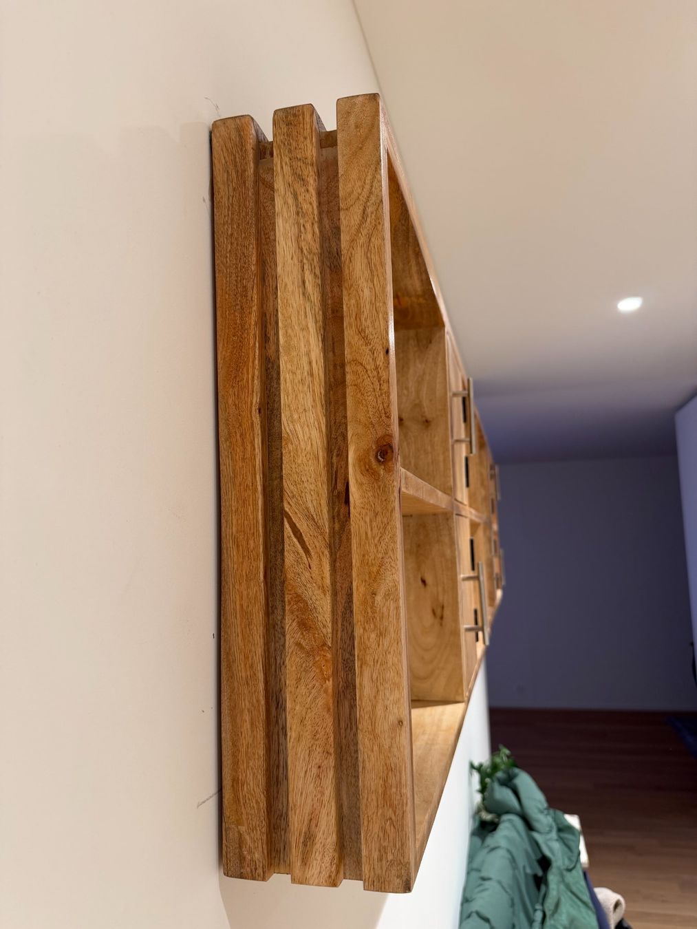 Scaffali: Shelf with mirror - Mango Wood x2 – Usato da Cham venduto da Friera 4