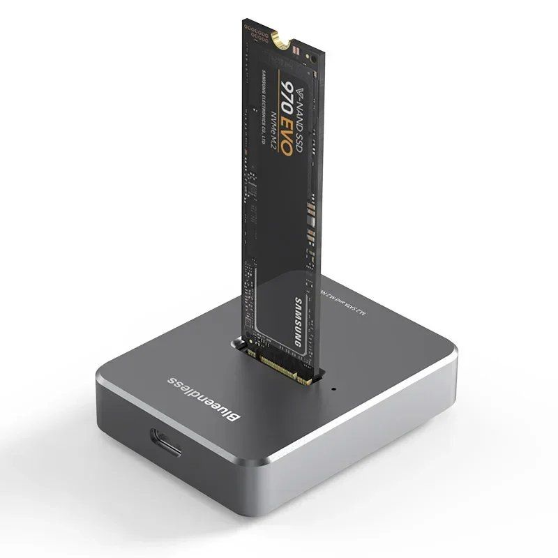Dockingstation: HDD Docking Station M.2 Caddy Box Base Adapter SATA/NVMe – Neu und originalverpackt aus Unterägeri von RmOnline 4