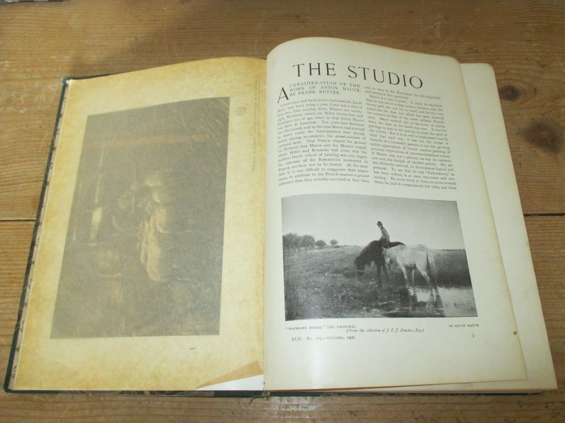 Bücher: Antikes Kunstbuch aus England, 1908 – Defekt aus Flims - Dorf von Stagediver 3