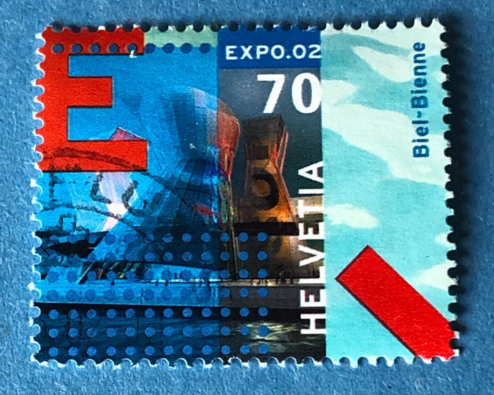 Tutti i francobolli: Nr.1041 GESTEMPELT Arteplage Biel 2002    – Usato da Aarau venduto da Billa007