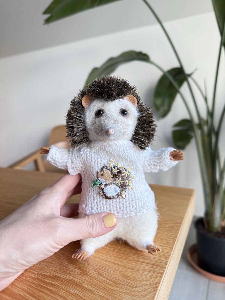 Statuette: Handmade Igel aus Wolle – Nuovo (secondo la descrizione) da Zumikon venduto da FilzTiereDeco