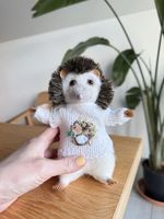 Handmade Igel aus Wolle