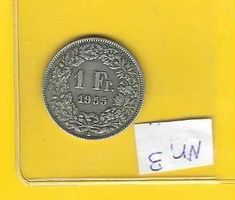 Fr. 1.-1955selten/u.E.Qualität vz+ in Schutzhülle/Sofortkauf