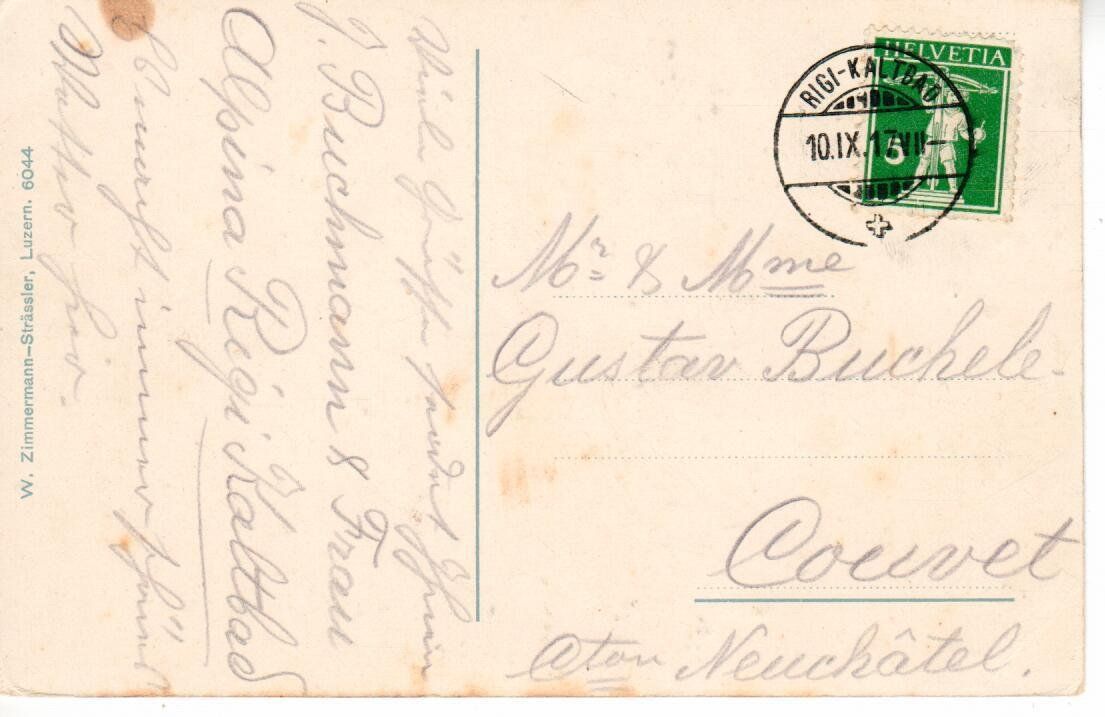 Cartoline postali: Rigi 1917 – Usato da Wolhusen venduto da Curver9 1