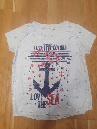  T-Shirt Weiss, Grösse S bis M