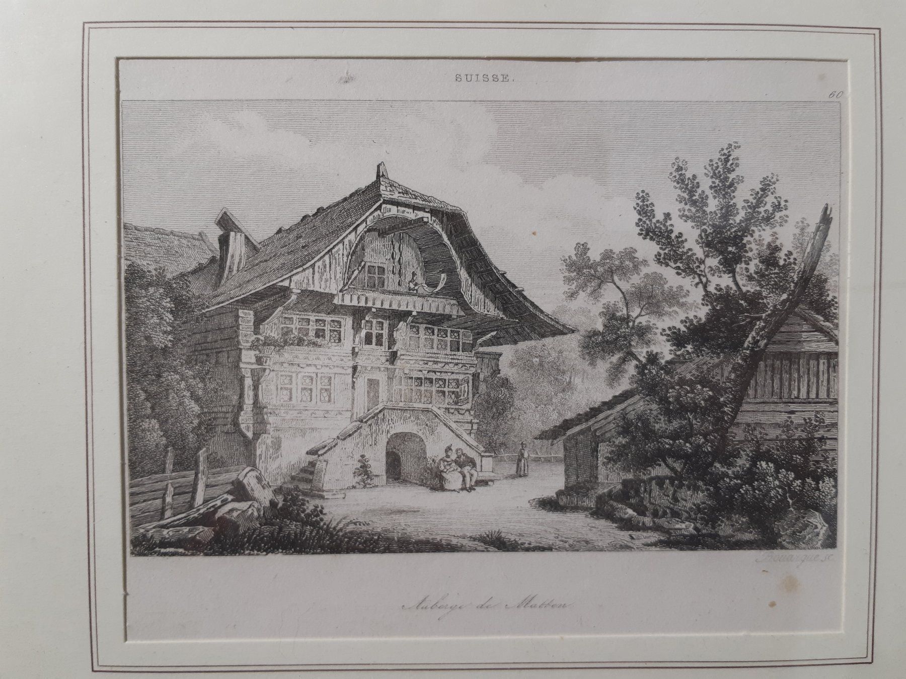 Grafica & Litografie: Litho Auberg au Matten – Usato da Grindelwald venduto da carro5 1