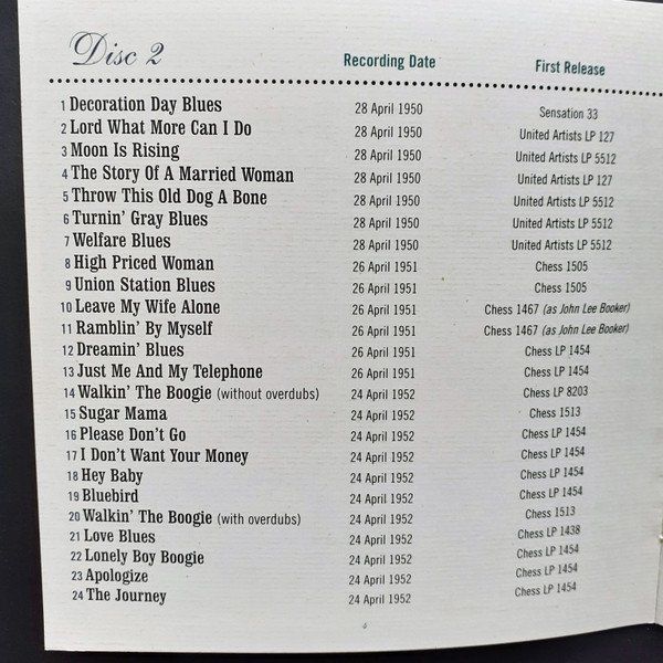 CD: John Lee Hooker STOMP BOOGIE  Chicago Blues Delta Blues 3CD – Usato da Kandergrund venduto da Sososo 4