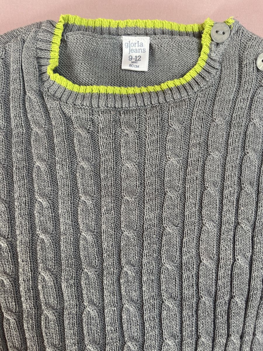 Maglioni & Felpe: Grauer Strickpullover Gr. 80, Gloria Jeans – Usato da Kaisten venduto da saleforfun 1
