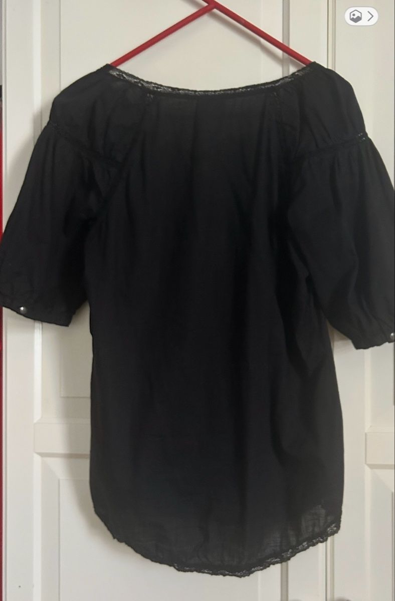 Camicette: Schwarze Bluse/Tunika Grösse S – Nuovo (secondo la descrizione) da Schaffhausen venduto da Lucyswunderlade 1