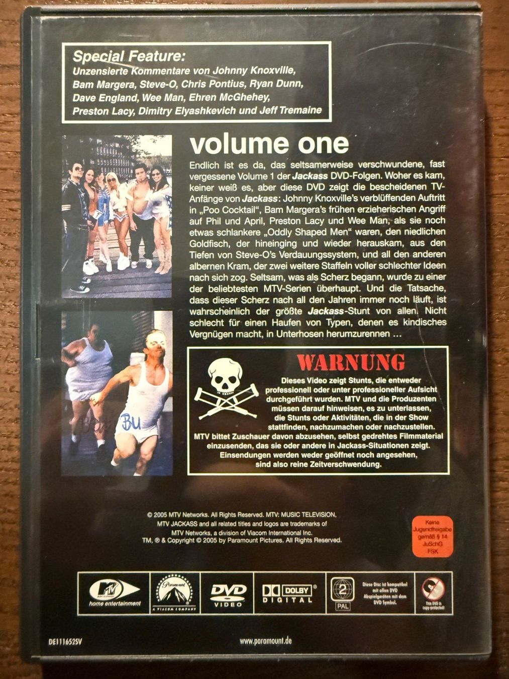 Alle DVDs: Jackass Volume One – Gebraucht aus Zürich von FilmFreunde 1