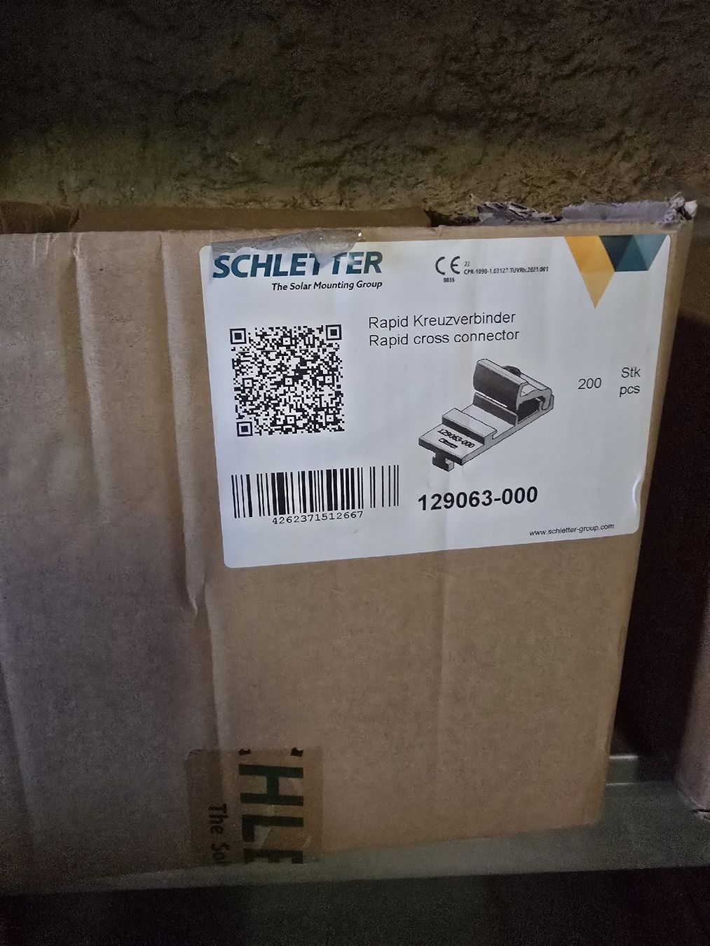 Schletter Rapid Kreuzverbinder 129063-000 neu 112 Stück (Neu und ...