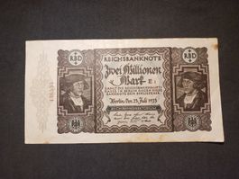 Reichsbanknote Zwei Millionen Mark, Berlin 1923