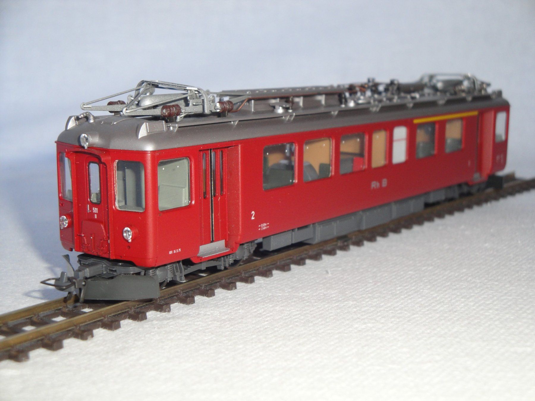 Bemo Modellini di ferrovie: Bemo RhB-ABe 4/4 501 – Nuovo e nell'imballaggio originale da Wolfwil venduto da heinzs3575 5