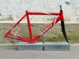 THÖMUS SLIKER Alu Rennvelo Rahmen XS Carbon Gabel TOPZ. 2607