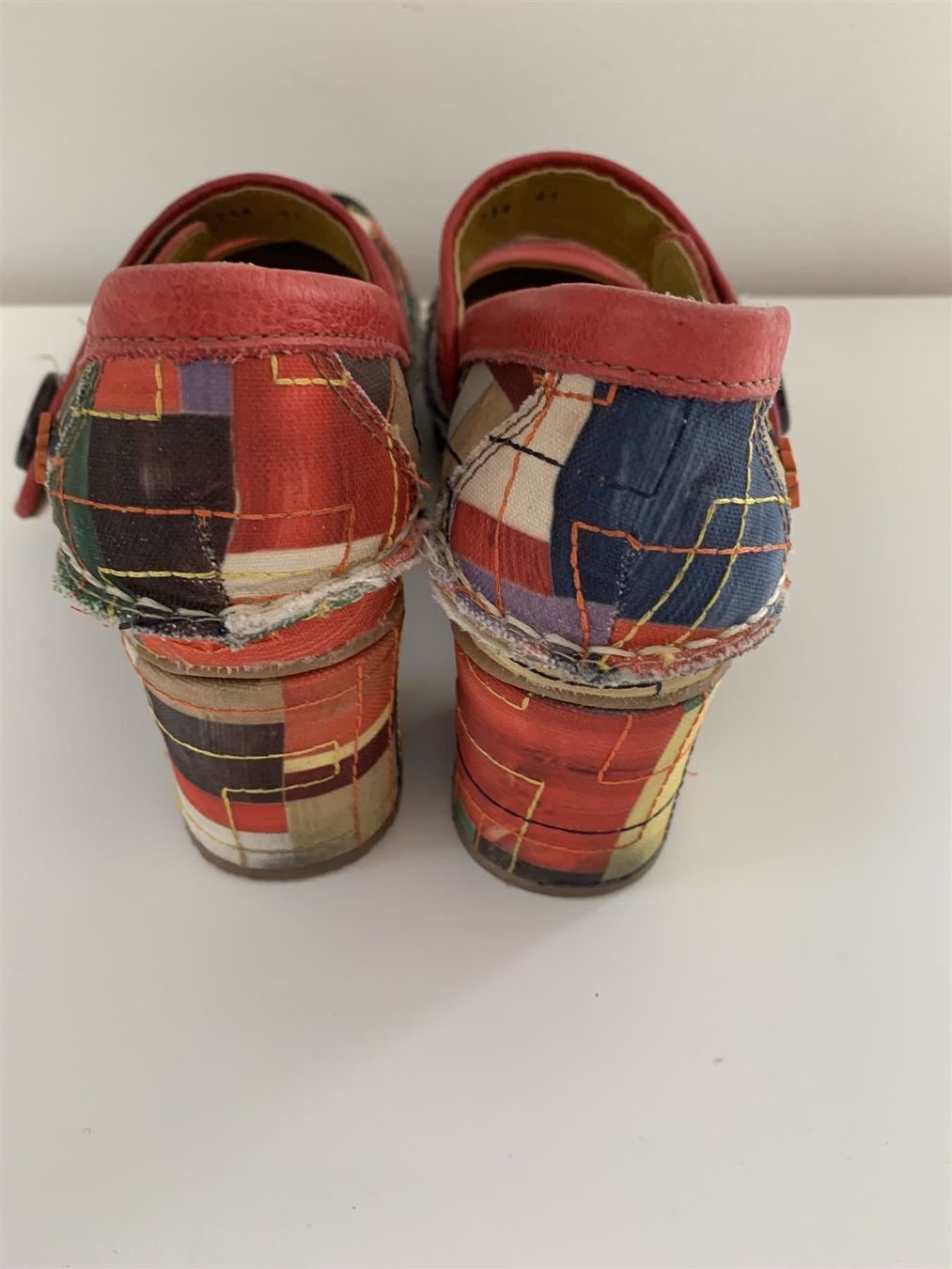 Art Scarpe da donna: ART schönste bunte Patchwork Pumps Gr 41 – Nuovo (secondo la descrizione) da Meiringen venduto da luanik 1