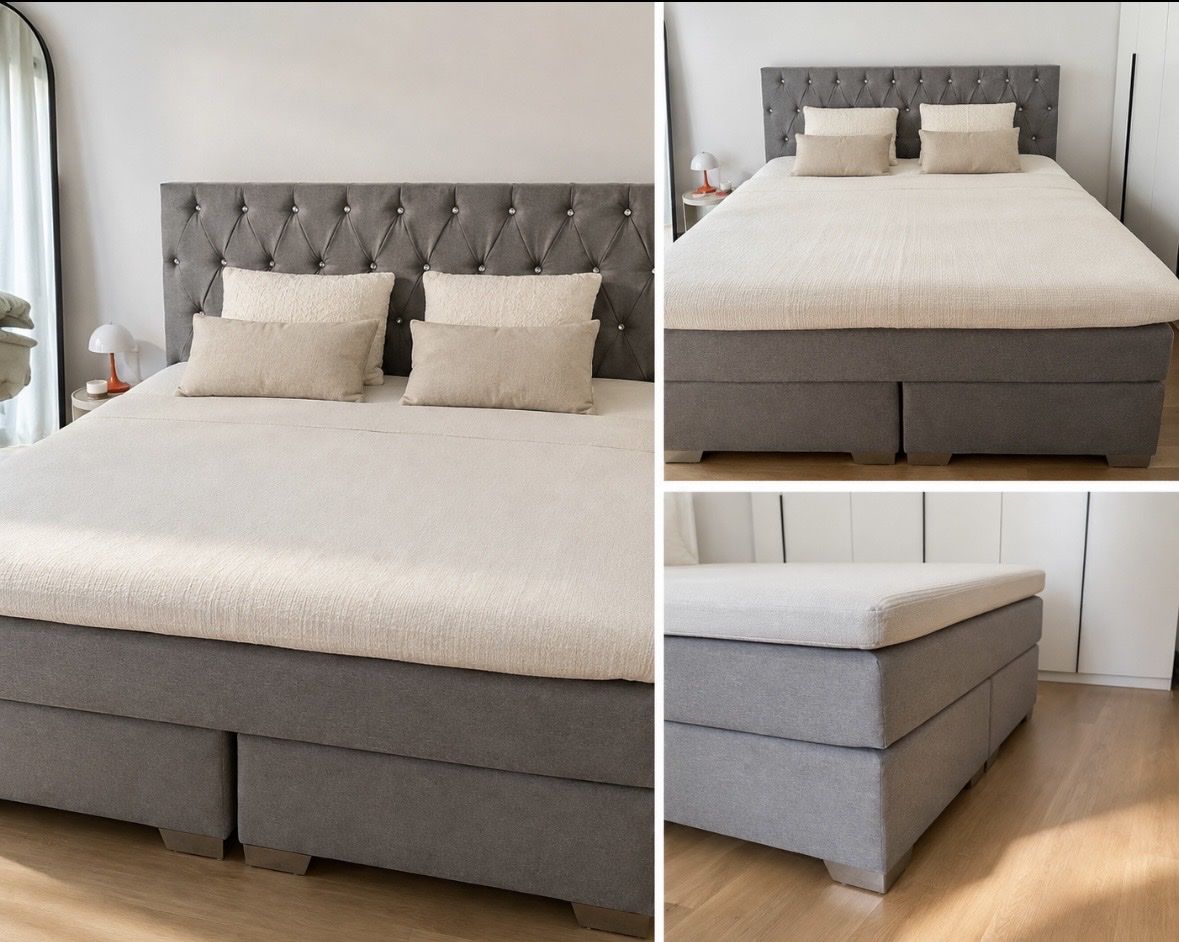 Betten: Boxspringbett mit Glitzer – Gebraucht aus Dübendorf von kir_8rlt