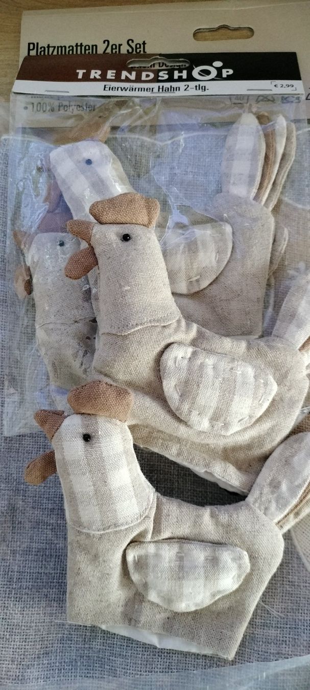 Micasa Set di tavolo e panche: Hühner Tischset, Eierwärmer Neu – Nuovo e nell'imballaggio originale da Gansingen venduto da Lisa-Jane 2
