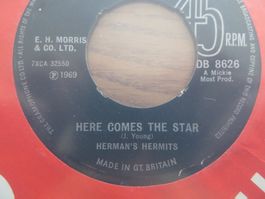 Herman's Hermits - 45 RPM Single Schallplatte von 1969 Top!