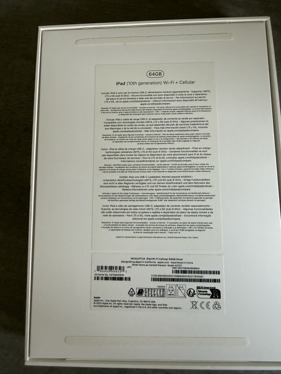 Apple Tablettes PC: iPad 10th génération  – Neuf (Voir description) à Meyrin par Steph_g28 8